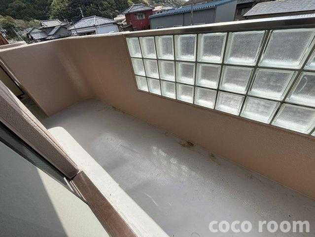 グランメールのバルコニー