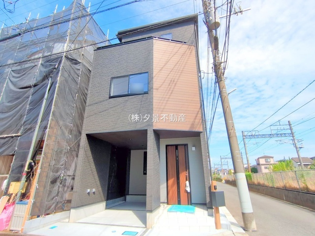 《仲介手数料無料》川越市稲荷町22-5新築一戸建ての外観パース