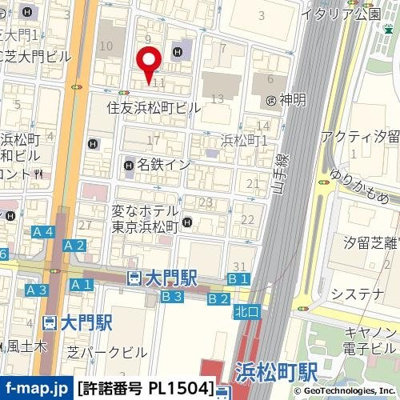 【地図】 | アルテリア浜松町