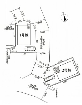 【区画図】 | 大津市雄琴5丁目11　新築戸建