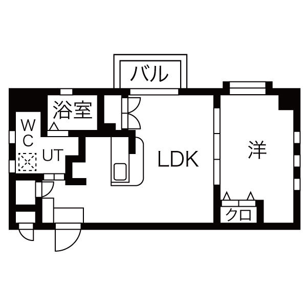 熊本市中央区水前寺５丁目の賃貸マンションの間取り