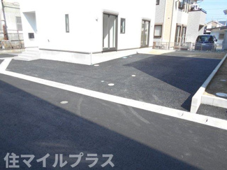 【駐車場】 | 郡山市昭和1丁目新築一戸建て5棟 | 駐車場に車を止められます