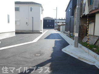【前面道路含む現地写真】 | 郡山市昭和1丁目新築一戸建て5棟 | 前面道路含む現地写真です