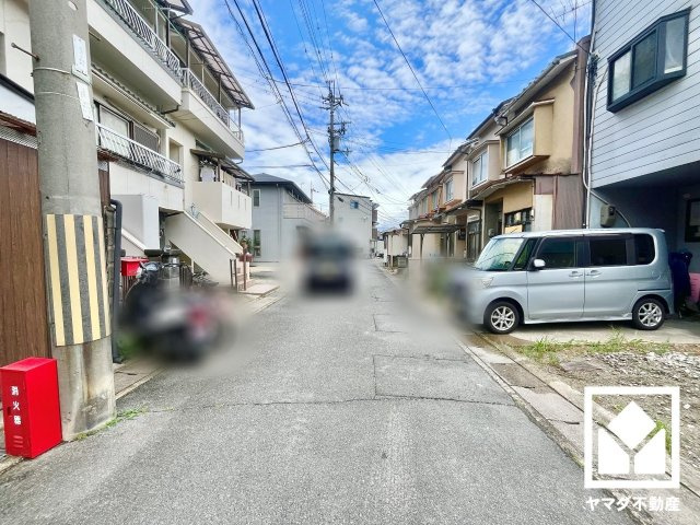 伏見区淀美豆町の前面道路含む現地写真|5月29日　現地写真更新