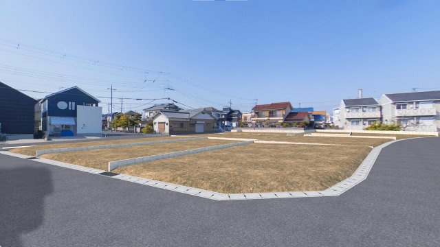 玉津町出合　８区画分譲地の外観パース|７番・８番区画