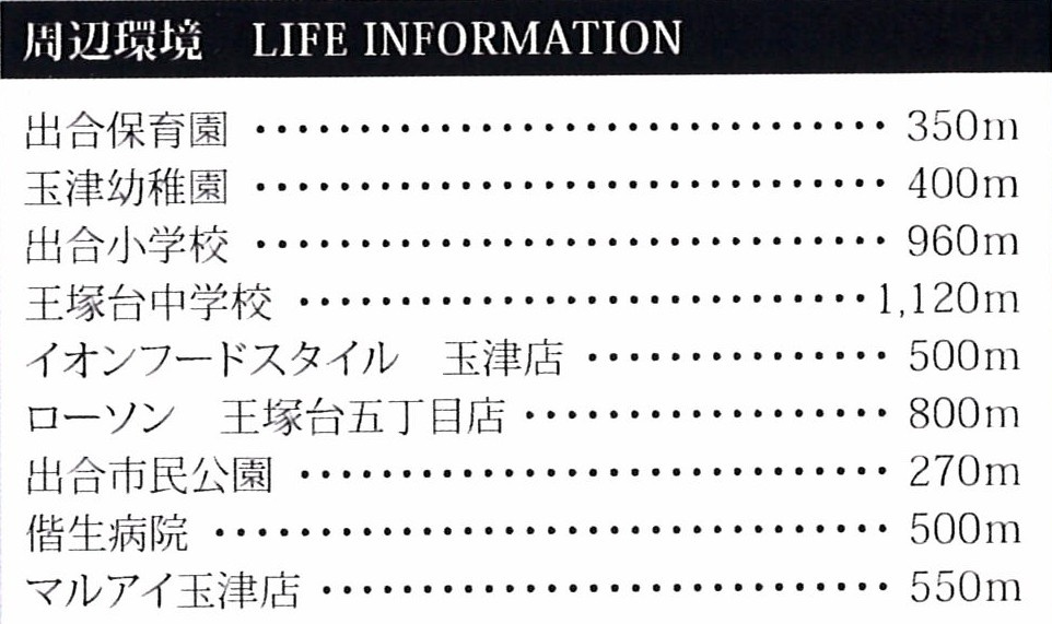 玉津町出合　８区画分譲地の周辺