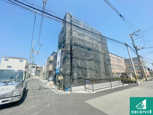 豊中市曽根南町　新築一戸建ての外観|現在建築中！落ち着いた街並みで新生活を始めることが出来そう！周辺の物件も併せてご紹介させて頂きます！