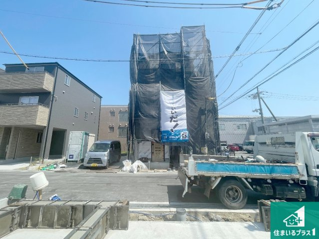 豊中市曽根南町　新築一戸建ての外観|現在建築中！落ち着いた街並みで新生活を始めることが出来そう！周辺の物件も併せてご紹介させて頂きます！