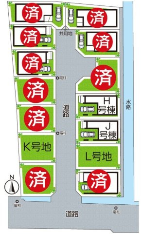 豊中市曽根南町　新築一戸建ての区画図|全14区画
