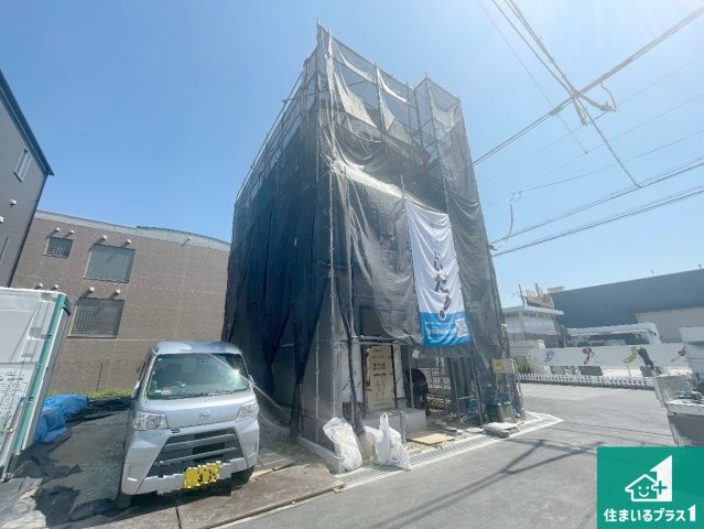 豊中市曽根南町　新築一戸建ての外観|現在建築中！落ち着いた街並みで新生活を始めることが出来そう！周辺の物件も併せてご紹介させて頂きます！
