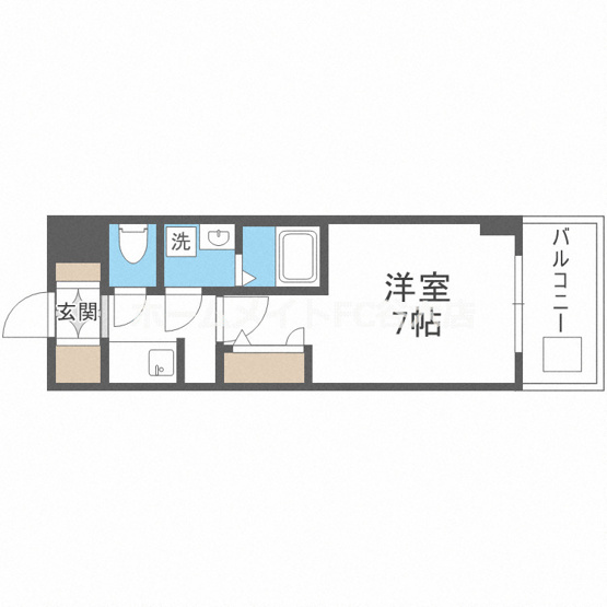 【間取り】 | S-RESIDENCE難波大国町Deux