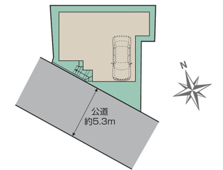 【区画図】 | 杉並区永福2丁目　新築戸建　9980万円