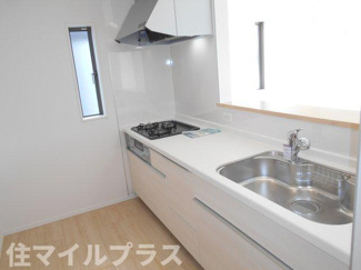 【キッチン】 | 郡山市島2丁目新築一戸建て1棟 | お料理しやすいキッチンです