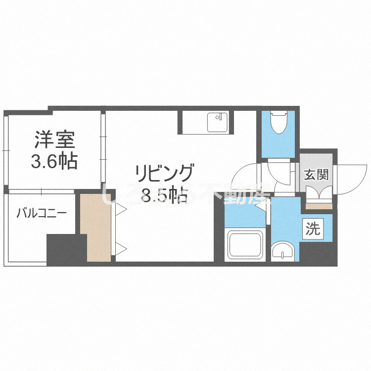 ＨＳ梅田ＥＡＳＴの間取り