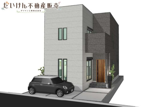 加古川市平岡町一色　　JR「東加古川駅」徒歩12分の外観パース