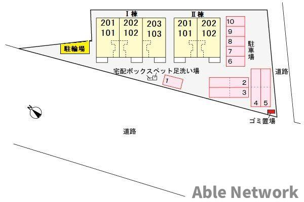 ル・ソレイユⅠの区画図|その他