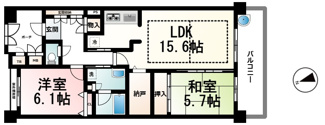 【間取り】 | ローレルコート南草津