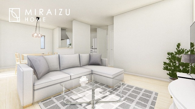 【完成予想図】 | ※イメージです　日当たりの良いお家は嬉しいですよね。それぞれ価値観が分かれる箇所です、実際に内覧して日当たりの心地よさをご体感下さいね♪