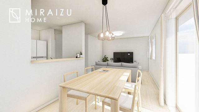 【完成予想図】 | ※イメージです　人生100年時代、永く安心してお住まいいただくために、大切なご家族と財産を守ることのできる地震に強い安心な住宅！お休みの日にご家族で見学はいかがでしょう♪