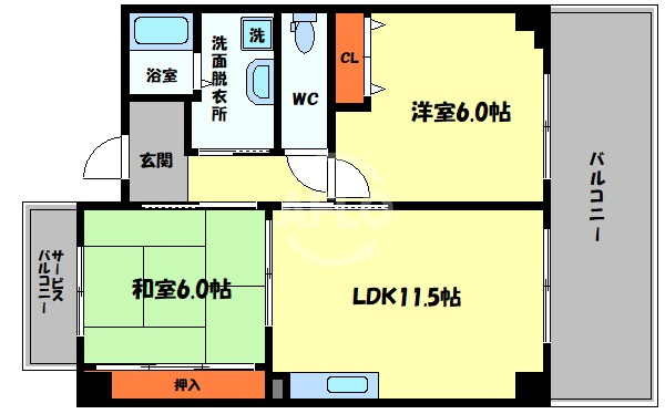 インテグレート東田辺　東田辺小学校区の間取り|インテグレート東田辺　間取り