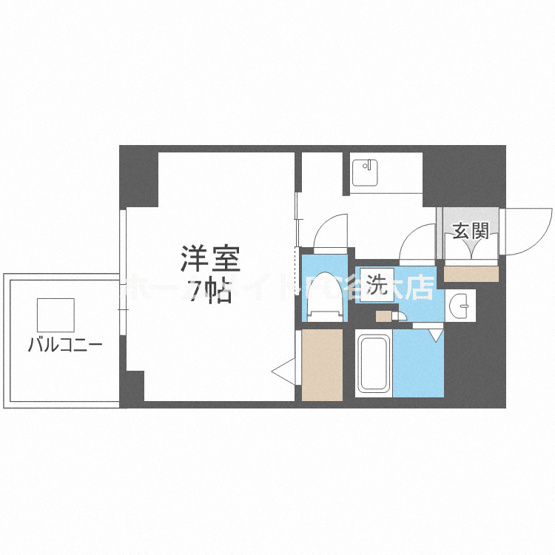 【間取り】 | S-RESIDENCE難波大国町Deux