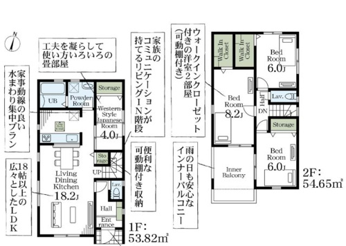 白岡市白岡7期　新築戸建　全3棟　1号棟の画像