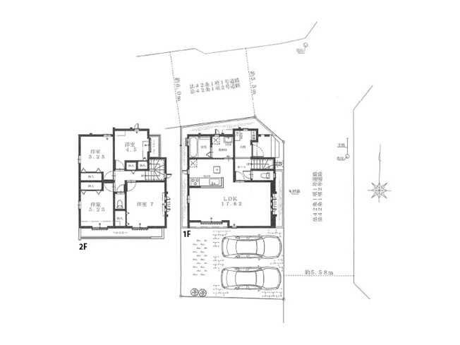 【間取り】 | 練馬区西大泉2丁目　新築一戸建住宅　全1棟　(保谷店) | 水回り集中設計で家事効率の良い間取り。全居室収納付きなのでお部屋も広く有効活用できます。※図面を基に作成しています。現況と異なる場合は現況を優先いたします。
