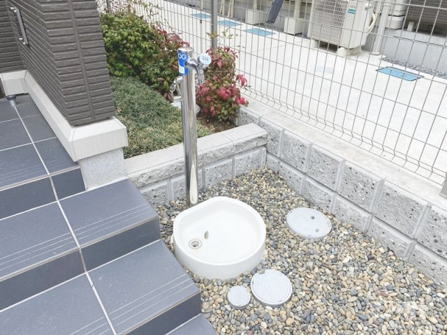 エーデル カーサの設備|ペット用外水栓☆