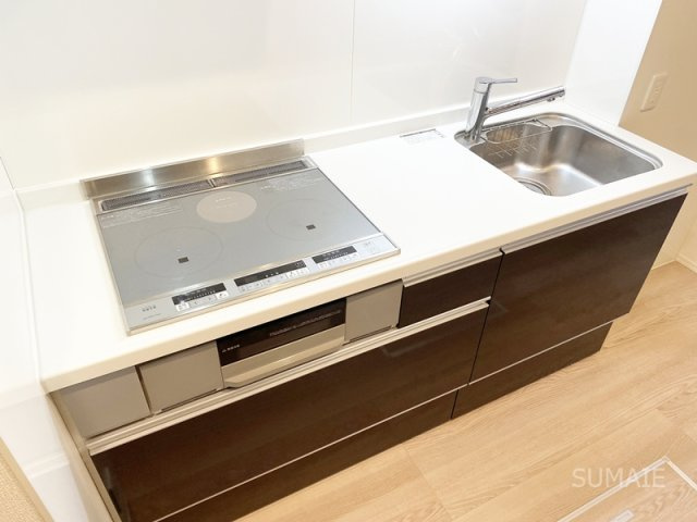 エーデル カーサのキッチン|グリル付きihコンロ！