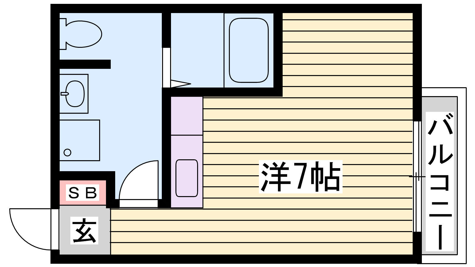 プチメガティーの間取り