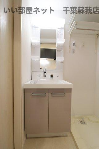 セミカ蘇我の独立洗面台|独立洗面台です