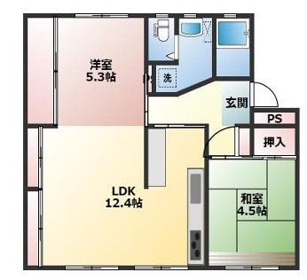 【中古マンション】笠幡グリーンパークの間取り