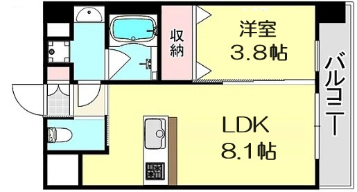 【間取り】 | エスタート御幣島（旧：ディームス御幣島）
