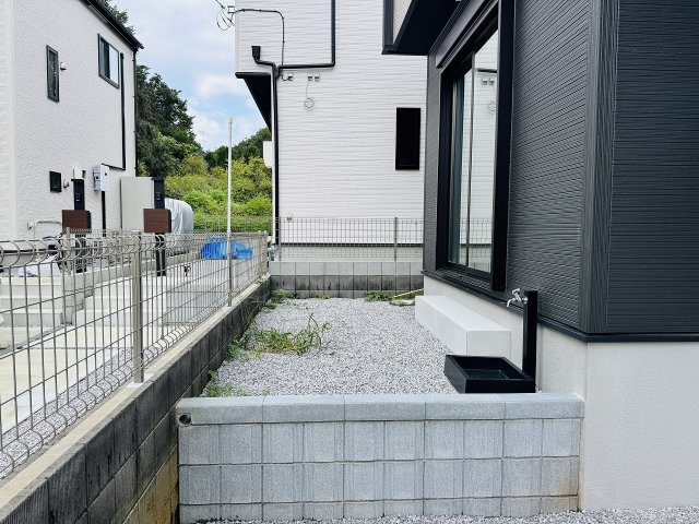 八王子市　弐分方町　新築一戸建て　５期の庭|～ちょっとしたガーデニングなども楽しめる庭付き～
