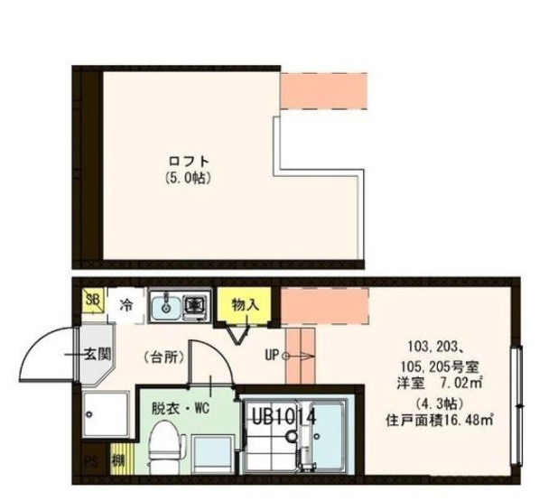 【間取り】 | ハーモニーテラス竹の塚Ⅱ