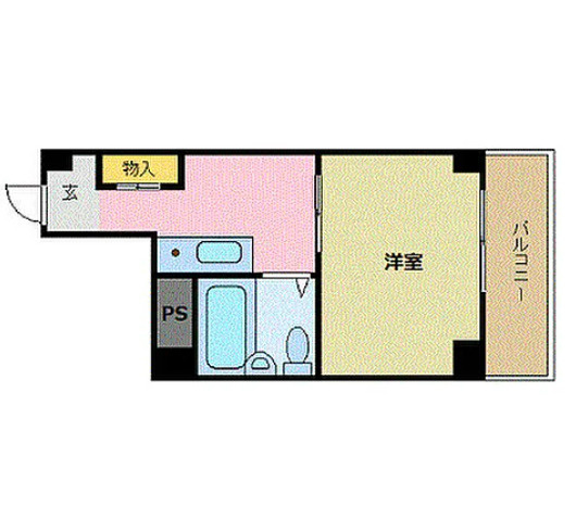 和歌山市新中通２丁目の一棟マンションの間取り
