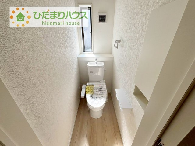 【トイレ】 | つくば市高見原第18　新築戸建 | トイレは1F、2F共に完備！取り合いになることがありませんね(^^)/