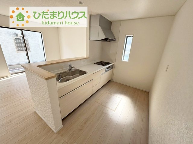 【キッチン】 | つくば市高見原第18　新築戸建 | 料理をしながらでも、ご家族との会話を楽しめる対面式キッチン♪