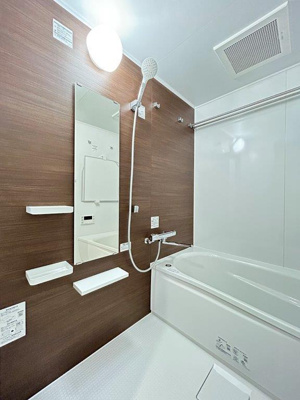 【浴室】 | ベルメゾン中村橋サウス | 追い焚き機能付きバス。