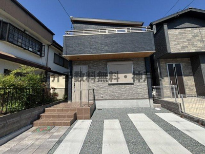 【外観】 | 神戸市西区福吉台2丁目　新築戸建1号棟　仲介手数料無料！ | きれいな外観です
