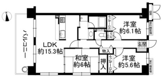 【間取り】 | ロータリーマンション大津京ソルジャンテ