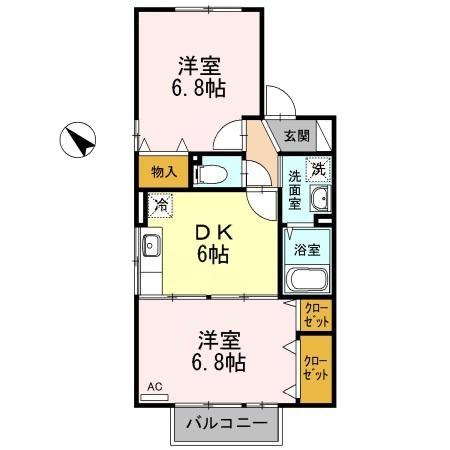 フルーレコートの間取り