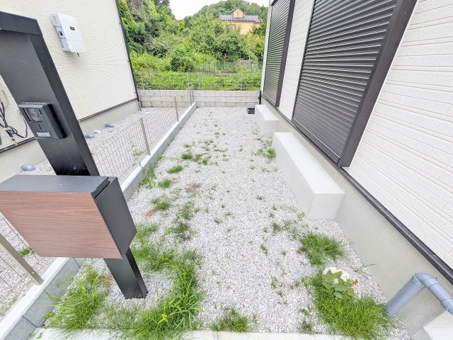 八王子市　弐分方町　新築一戸建て　５期の庭|～ガーデニングなども楽しめる庭付き～