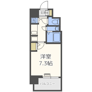 S-RESIDENCE新大阪Ridenteの間取り