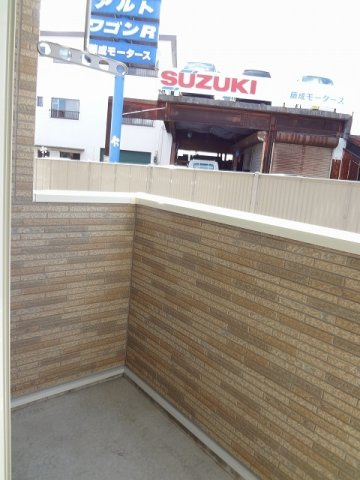 ルシール　名東Ｃのバルコニー