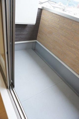 コーポ・サンピアのバルコニー