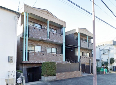 【外観】 | パークプラザ香枦園 | 全居室２面彩光、お洒落なガラスブロックの出窓付きの住まい