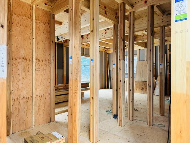 八王子市　弐分方町　新築一戸建て　５期の居間・リビング|～現在建築中、詳細は当社までお気軽にお問合せ下さい～