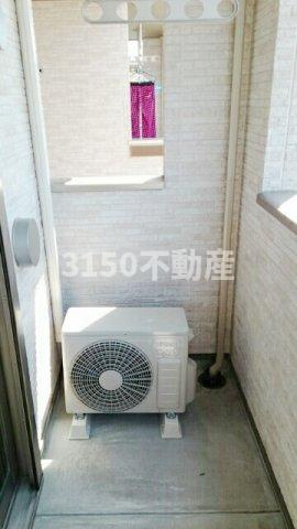 プリートⅡのバルコニー|バルコニー付きです