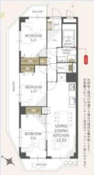 メイクアップハイツ須磨浦2号棟の間取り